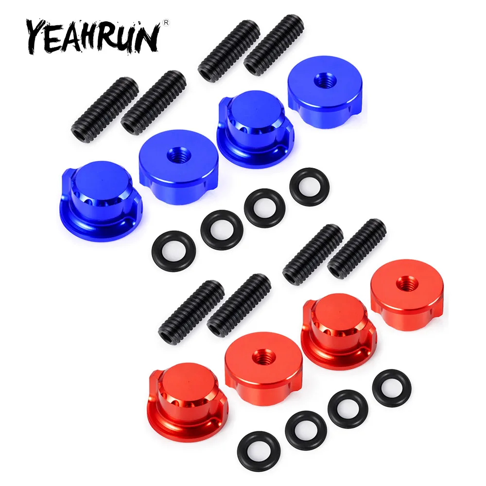 

YEAHRUN Aluminum Alloy Body Mount Thumb Screw Nuts for Slash 2wd 1/10 Short Course Truck Pro Line Car Shell Column Upgrade Parts