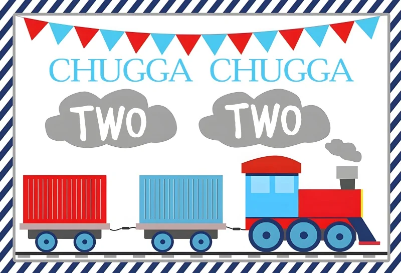 Vinyl Train Cars Vehicle Theme Photography Backdrop Hot Air Balloon Boys Birthday Backdrop Photo Studio Party Decorations Banner