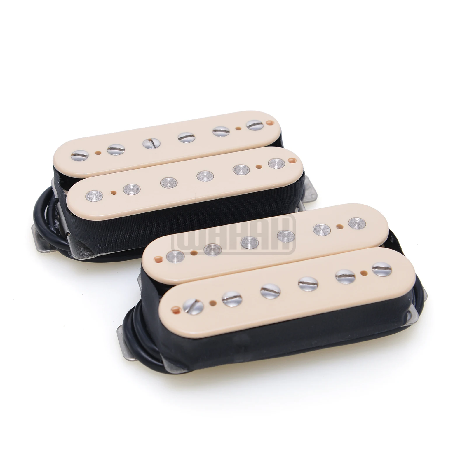 captadores waah 1pcs Alnico V Humbucker Pickups waaah SH2andSH4  Nickel Gold Zebra Black Cream White Color WAAAH Logo WAA5PHBSH