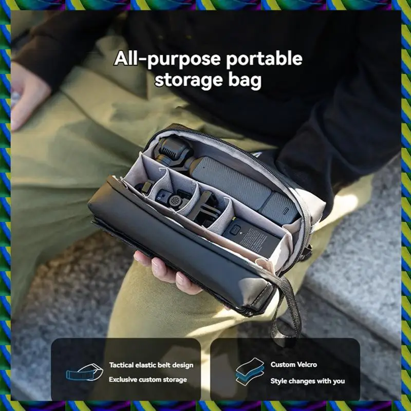 Ежедневная сумка для переноски DJI Osmo Pocket 3, устойчивая к влагу и брызгам, многофункциональная сумка, защитный чехол для хранения