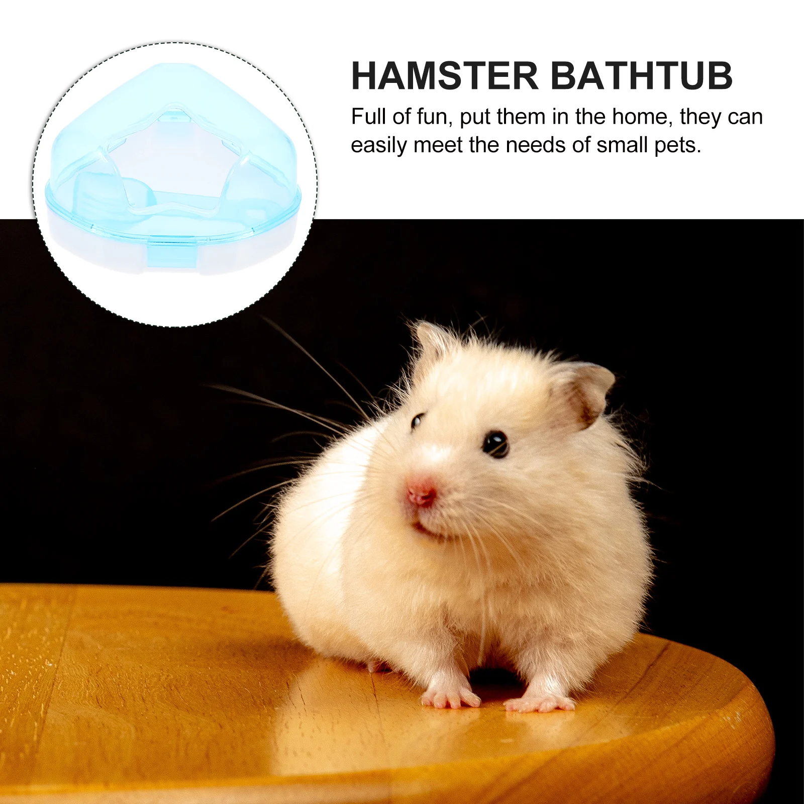 

Pet Bathtub Hamster Washing Basin Animal Bath Basin Sky-Blue Abs Durable Hamster Bathroom For Guinea Pig Pet Supply Accessory