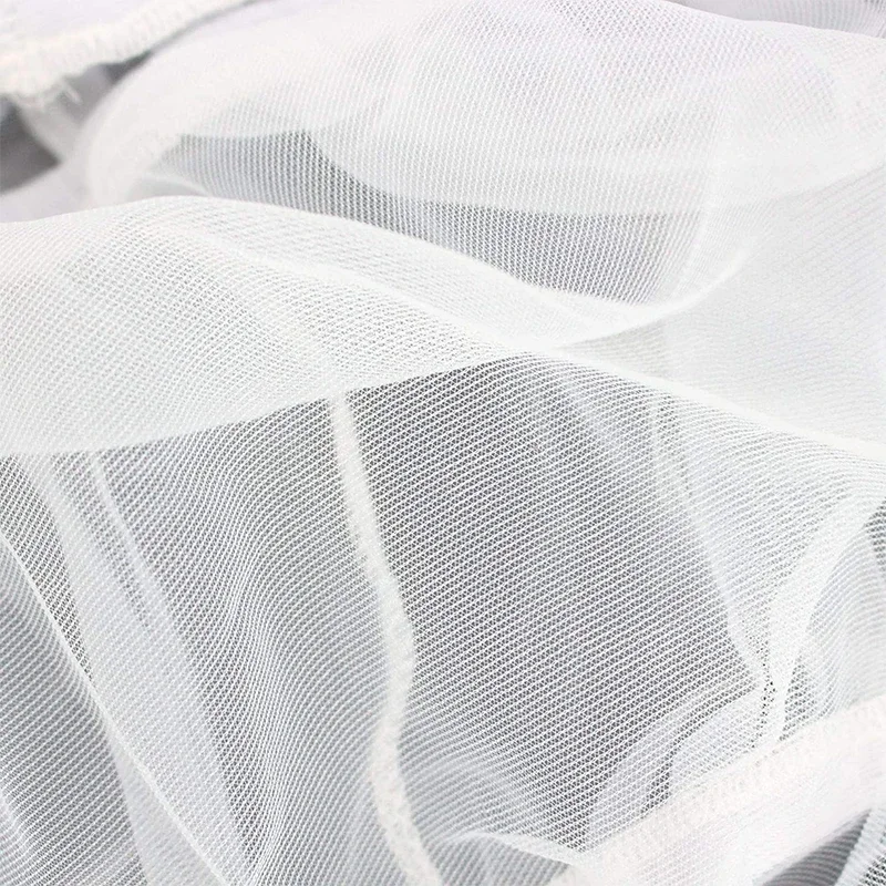 Bird Cage Cover Catcher Guard Net Cover Bird Nylon Mesh Airy Cage Soft Stretchy Skirt for Round Square Cages Parrot Accessories