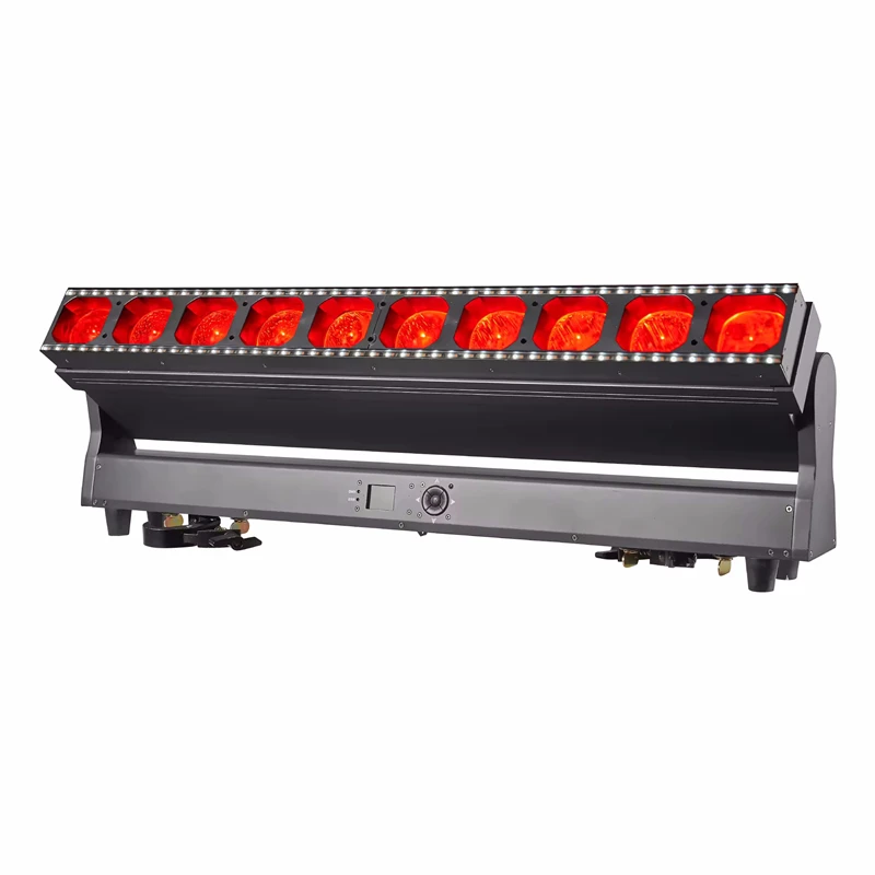 2 pieces 10*60W LED Stage RGBW Pixel Zoom Wash Beam With Strobe disco stage lights DMX512 Control for party show event