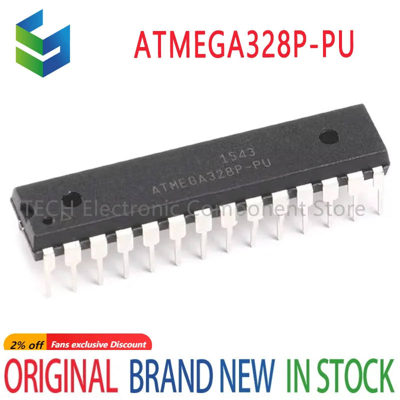 ATMEGA328P-PU MCU PDIP-28 Brand New Original Genuine