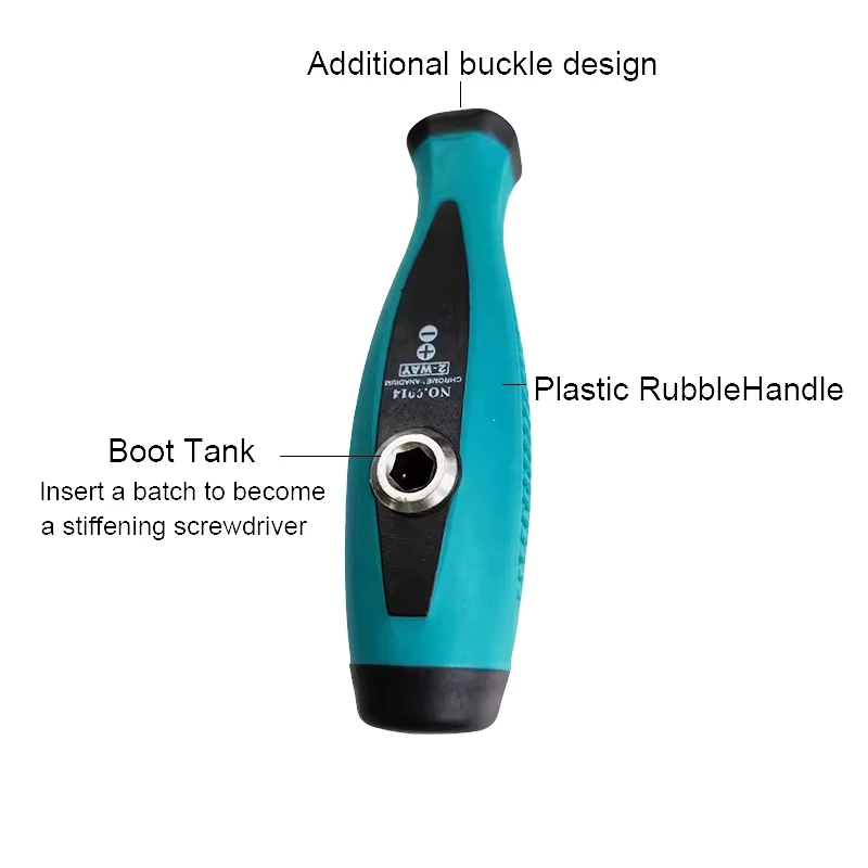 1pc 1/4'' Hex Magnetic Screw Driver Bits Holder 6.35mm Slotted Torx Phillips Bits Socket Wrench Tools Screwdriver Handle