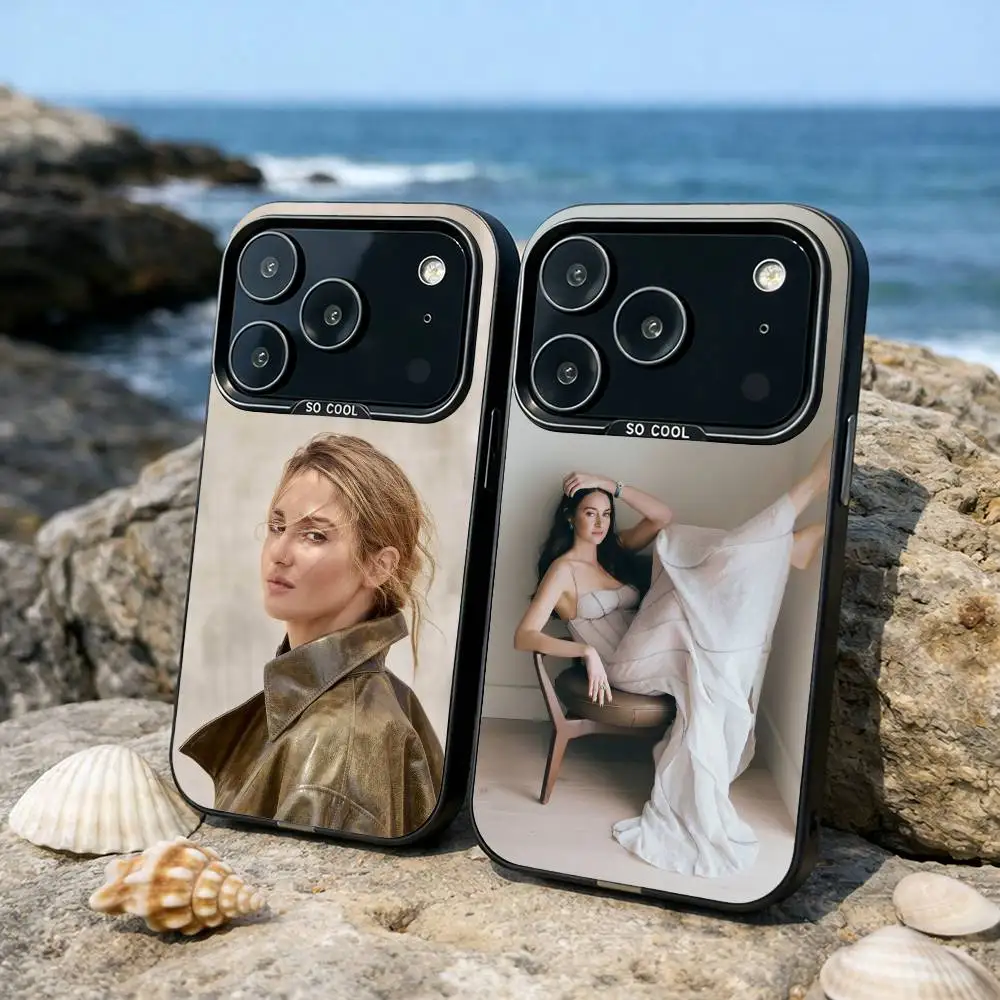 

S-Shailene W-Woodley Phone Case For iPhone17,16,15,14,13,12,11,Pro,MAX White Matte Shockproof Cover
