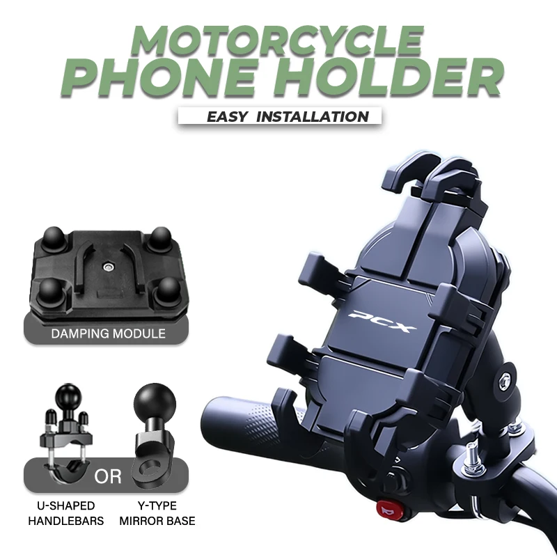 Motorcycle Handlebar Mobile Phone Holder GPS Stand Bracket For Honda NC700X CB500X CB650F CB1000R PCX125 150Custom LOGO
