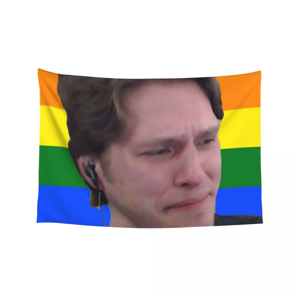

Jerma crying Tapestry Decorative Wall Mural Bedrooms Decor Room Decor Kawaii Room Decor Tapestry