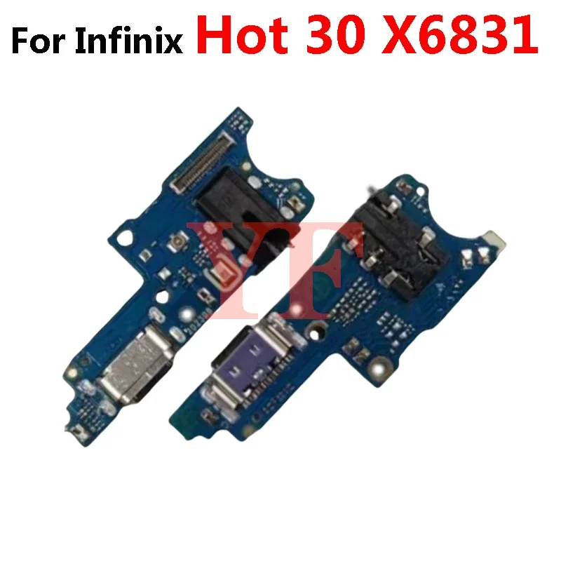 For Infinix Hot 40 Pro 40i 30i 30 20 12 Play NFC X6837 X669 X6816 X6831 X6825 X6835 X6528B USB Charging Board Dock Flex Cable