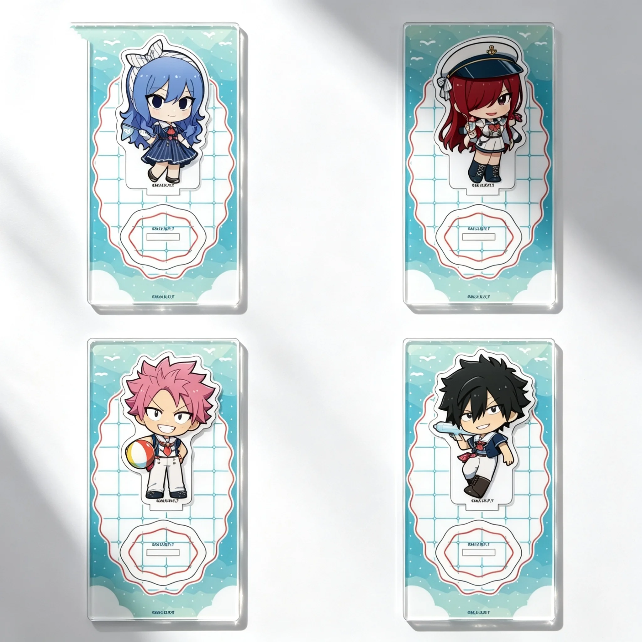 Anime FAIRY TAIL: 100-Year Quest Sailor Suit Theme Rogue Cheney Q-Style Acrylic Stand Model Plate Keychains Desk Decor