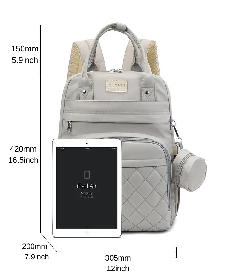 Diaper Bag Backpack Multifunction Travel Maternity Baby Changing Large Capacity Waterproof Stylish Mom Dad Gift Kids Boys Girls