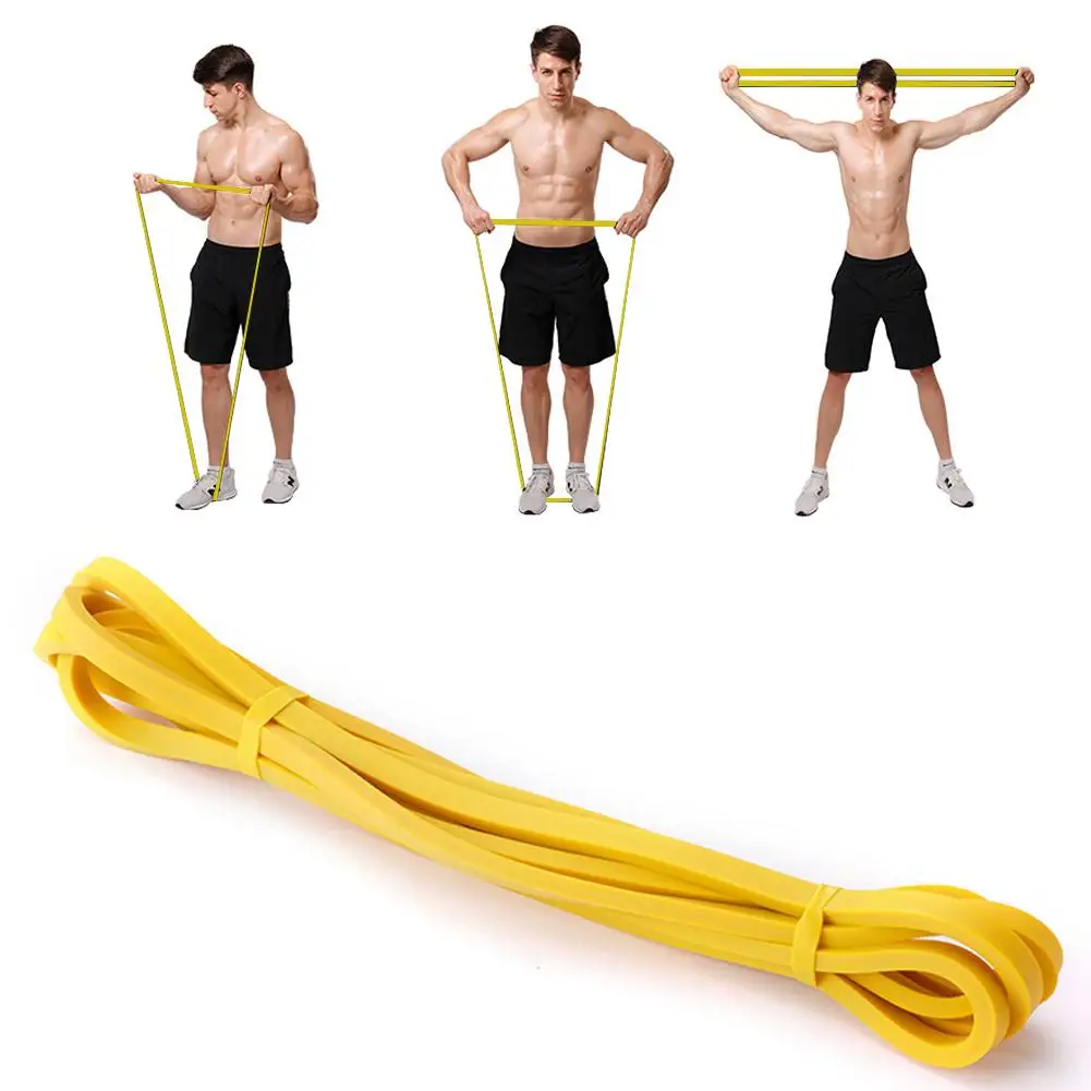 Elastic Band Fitness Resistance Band Strength Training Muscle Fitness Rope Pull Stretch Workout Strength Equipment Expander B1T1