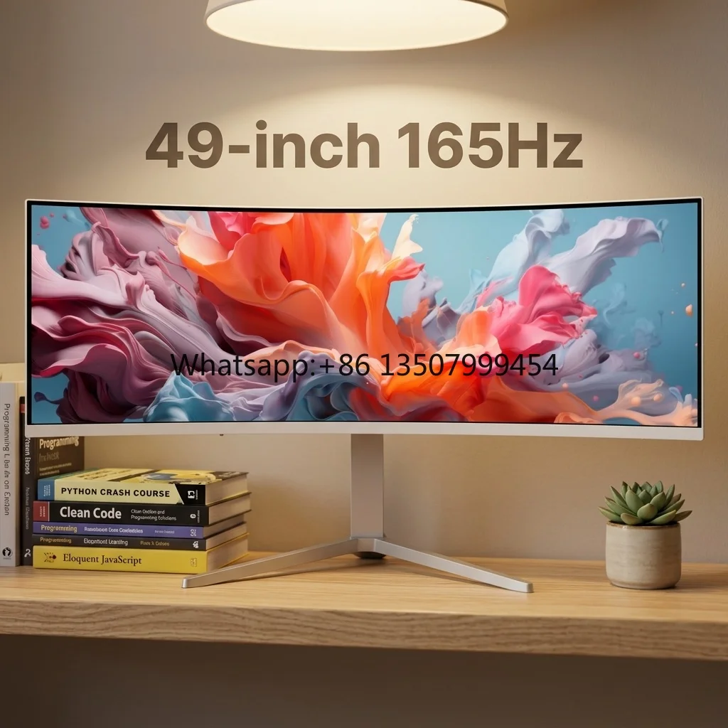 49-Inch 4K 5K Kvm 165Hz 32:9  Curved Monitor Gaming Computer Moniteur Incurvé Monitors Monitor Curvo Gaming Monitors