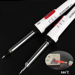 60W Electric Soldering Iron Double Temperature Control With Switch Welding Tin Pen High And Low Temperature Welding Tool