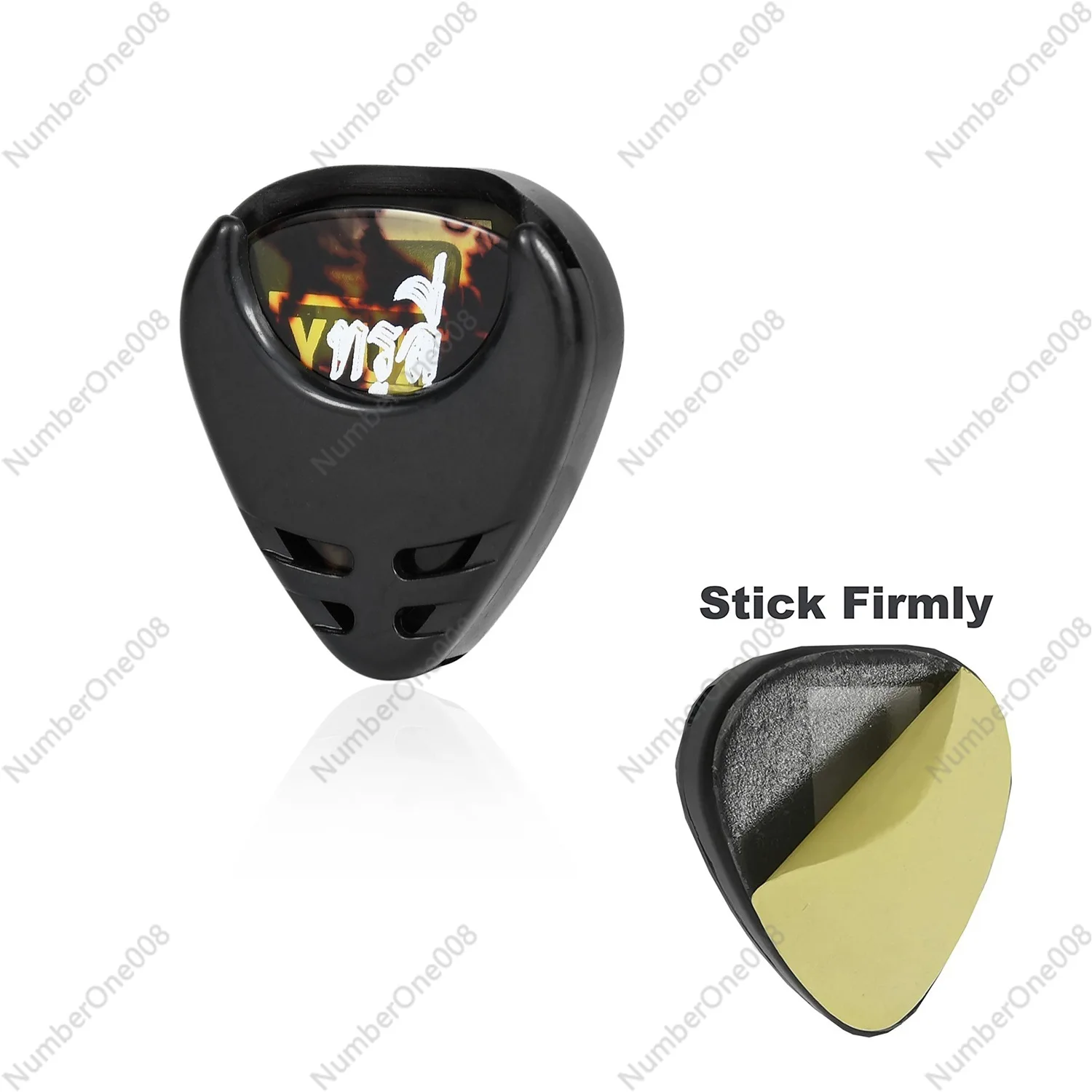 

100 Pcs Pick Box, Personalized Rock Guitar Pick, Celluloid Shrapnel + Pick Clip
