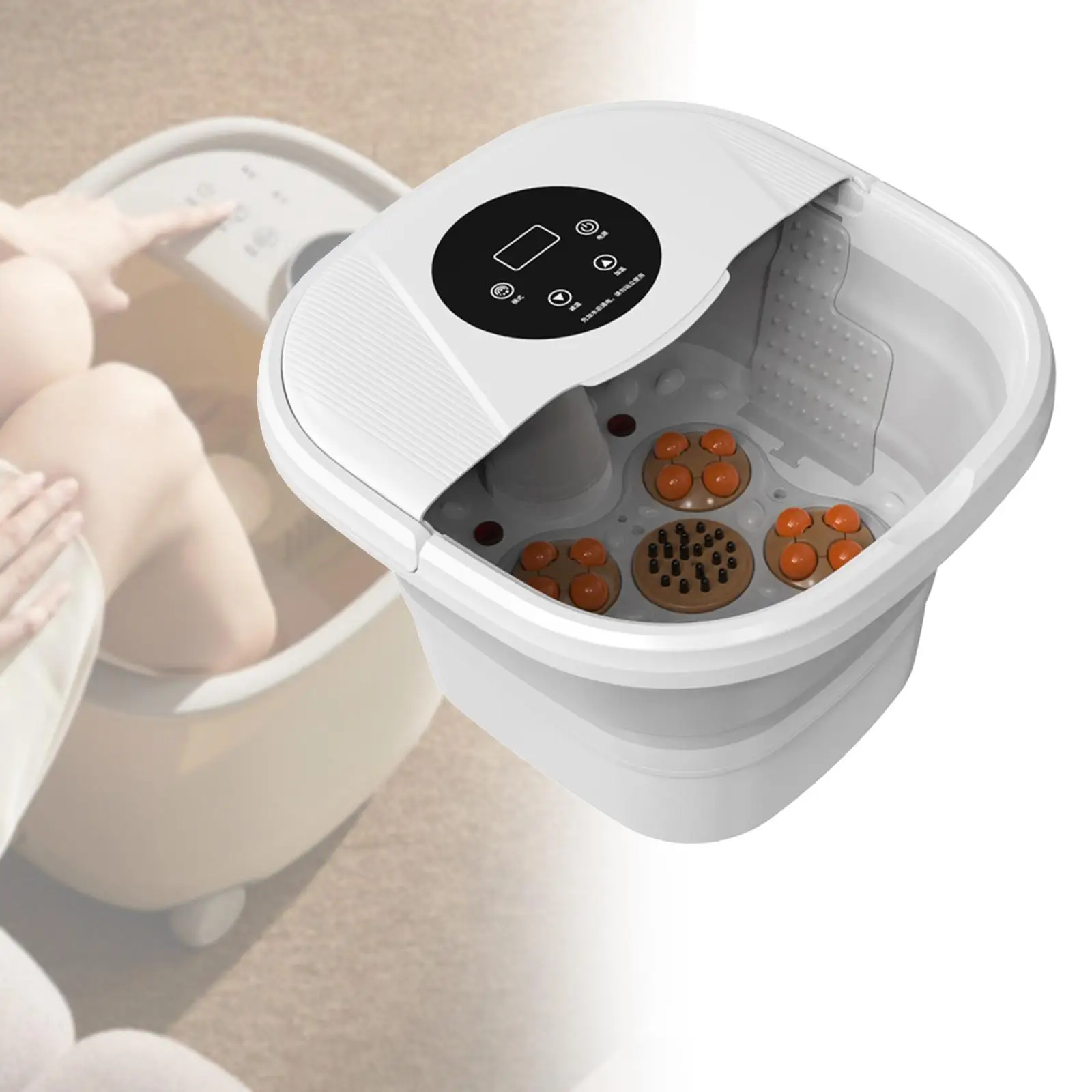 Foot SPA Foldable with Timer Constant Temperature Heated Foot Bath Massager