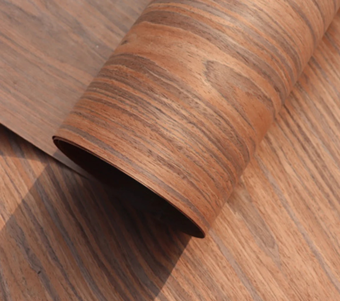 L:2.5meters Width:580mm T:0.25mm Technology Wood Royal Purple Oak Wood Veneer Sheets Decorative Handmade Veneer