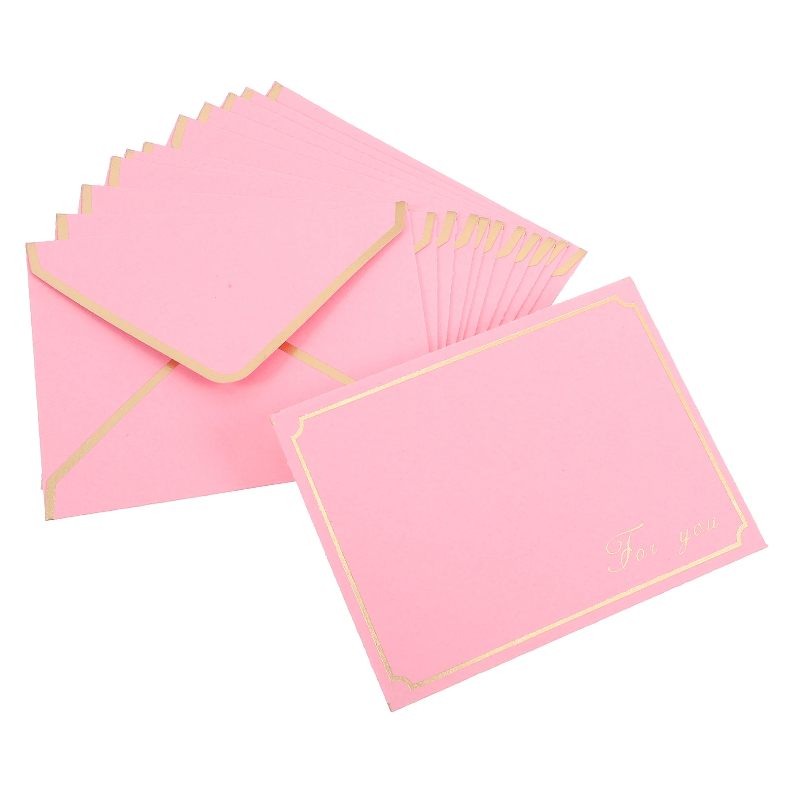 

50pcs Invitation Envelopes Smooth Finish Gentle Safe Paper Material Elegant Small Envelope Cards for Wedding Party