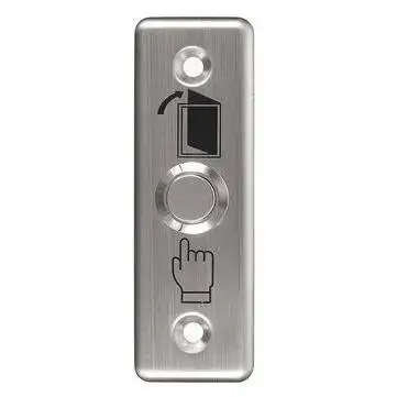 In Acciaio Inox Pannello di Tocco Campanello di Reset Momentaneo Viti Installazione Piede In Stretta Cornice Push Button Switch