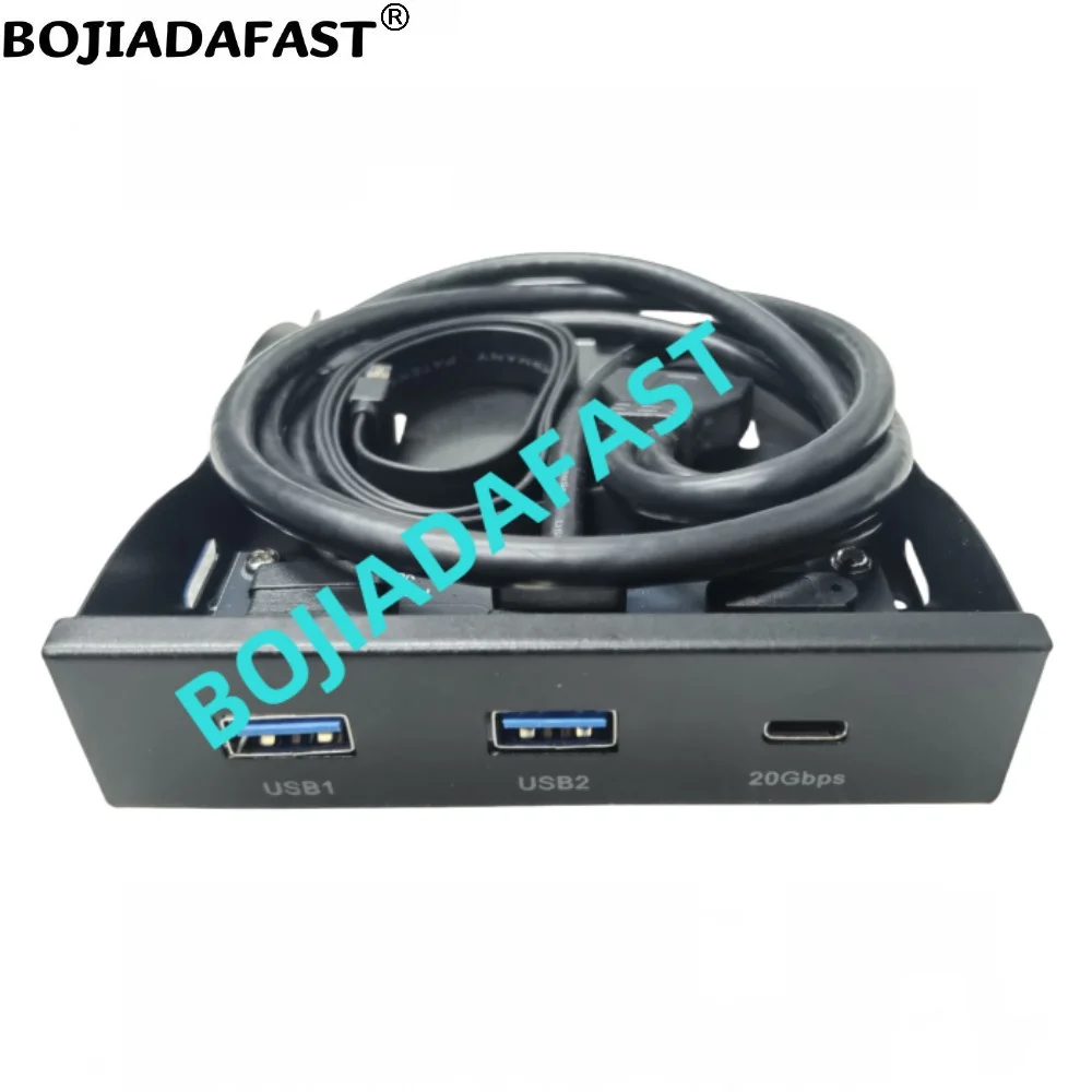 

3,5-дюймовая 3,5-дюймовая настольная передняя панель с 2 разъемами типа A 5 Гбит/с + 1 разъем типа C 20 Гбит/с для корпуса компьютера