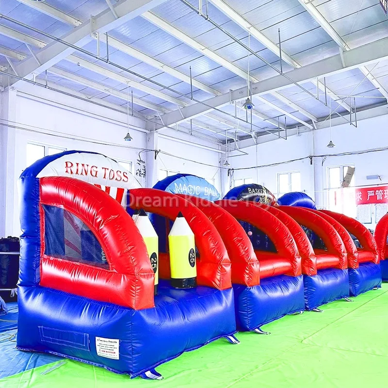 4 in 1 Inflatable Games Structure Gonflable Tossing Outdoor Active Games Inflatable Castle and Indoor Amusement Equipment