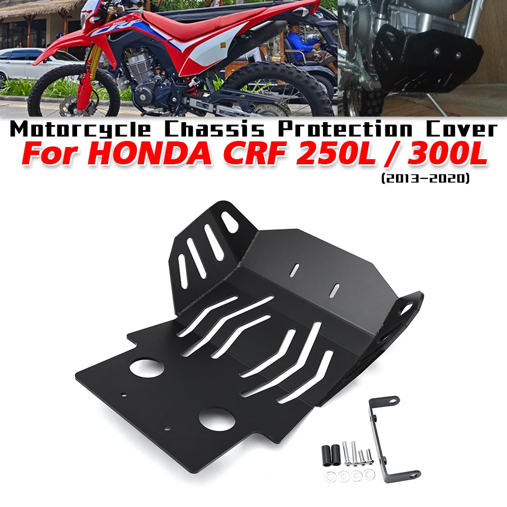 

For HONDA CRF 250L 300L 2013-2020 Motorcycle Chassis Protector Radiator Protection Cover Fit on Honda CRF300L 250L 2018 2019 20