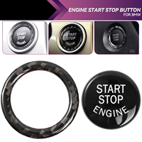 Car Engine Start Stop Button Replace Cover Trim Sticker for BMW 1 3 5 Series E87 E90 E91 E92 E93 E60 X1 X3 X5 X6 Z4 Auto Styling