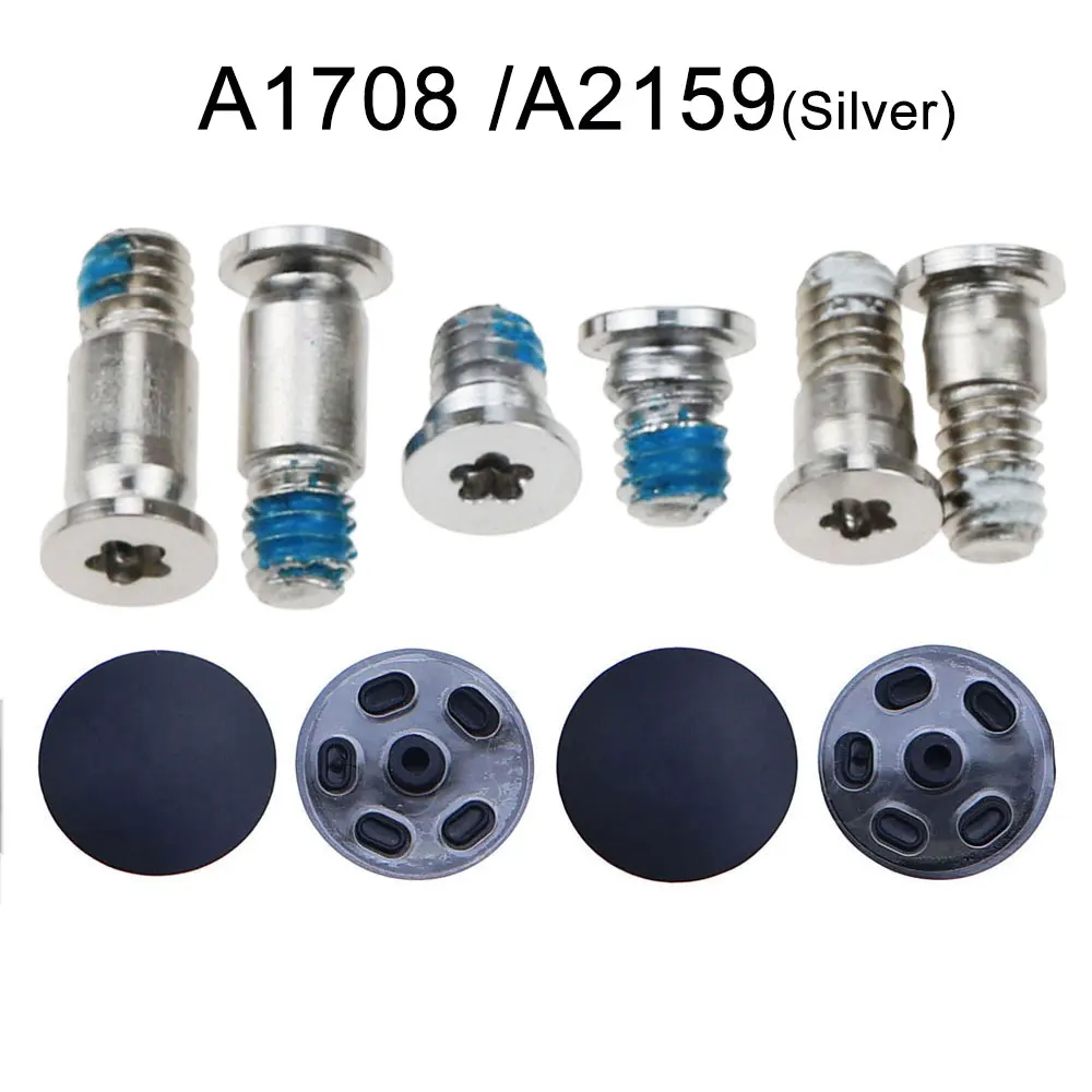 1Set Bottom Fall Abdeckung Schrauben Bottom Fall Gummi Füße Fuß Pad Für MacBook Pro Retina 13 "15" A1706 a1989 A1707 A1990 A1708