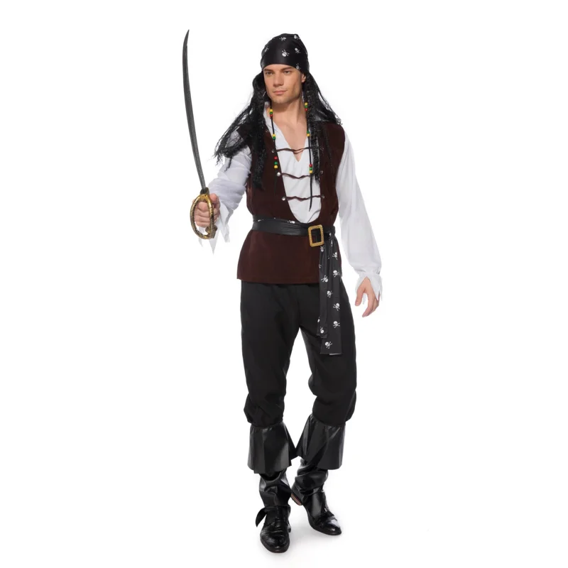Bear's Den Halloween Men Cosplay Costumes Carnival Pirate Stage Performance Costume Christmas Male Party Su New 2025