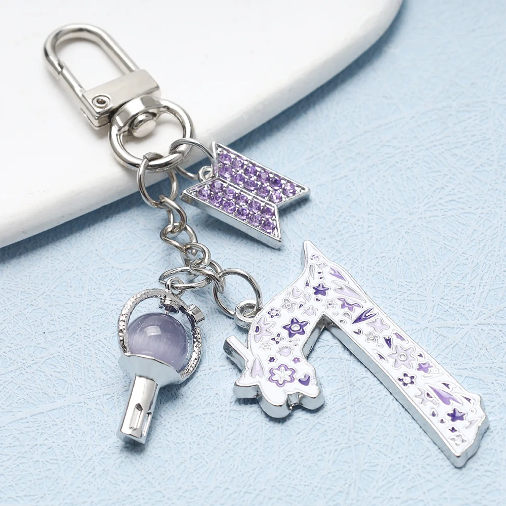Popular Men's Singing Group Fan Peripheral Digital 7 Keychain Fashion Charm Backpack Car Pendant Cosplay  Accessories Fan Gifts