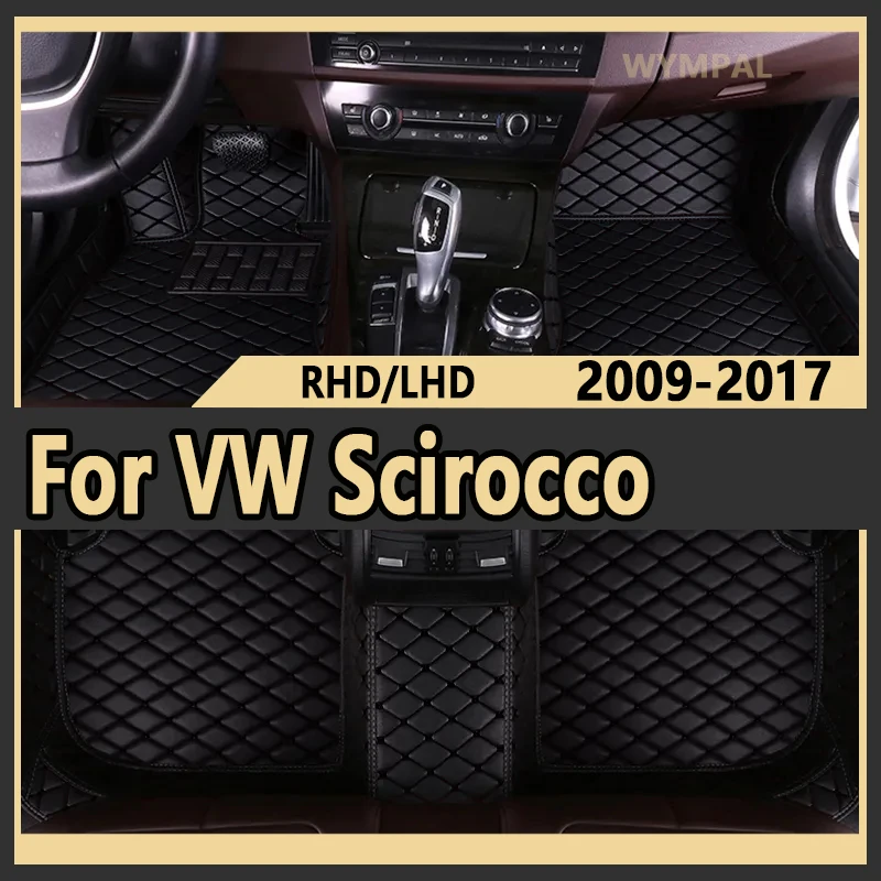

Автомобильные коврики на заказ для VW Scirocco 2009 2010 2011 2012 2013 2014 2016 2017, автомобильные подставки для ног