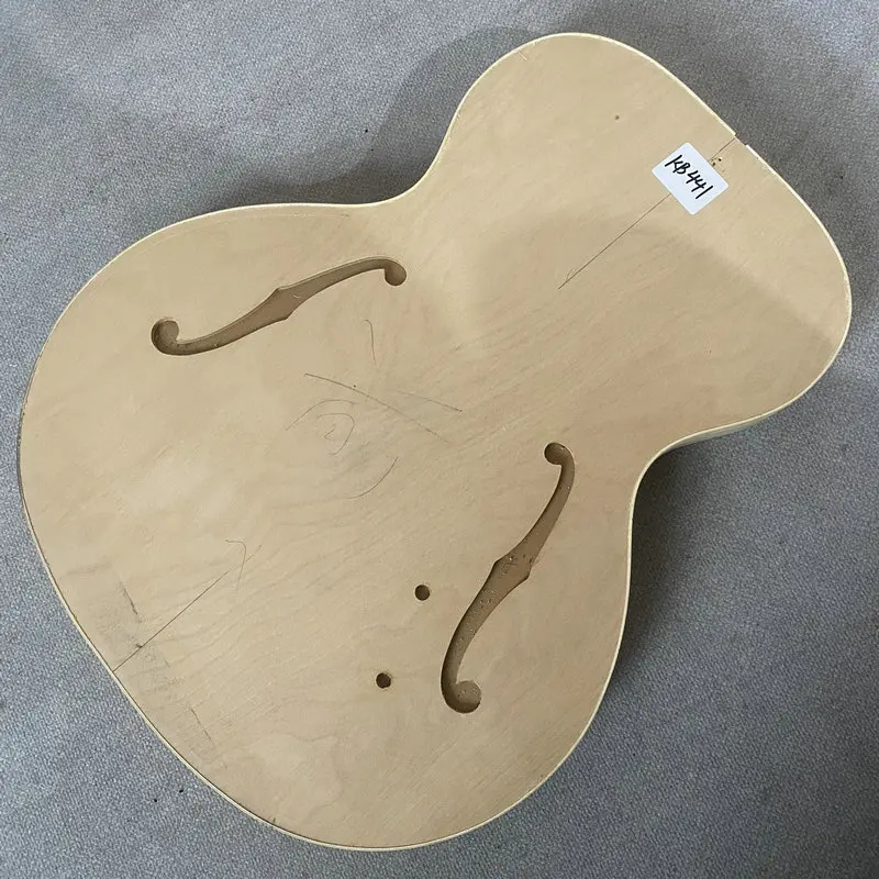 

KB441 Original and Genuine EPI Jazz Electric Guitar Body Hollow Body Double F-hole Unfinished No Paints for DIY Uncut