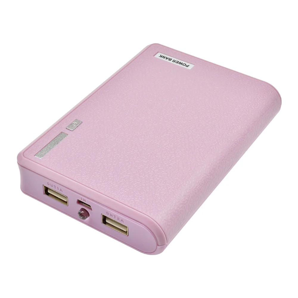 18650 USB Mobile Power Battery Charger Case Micro interface Batteries Power Bank Case Charging Power Bank Holder storage Box