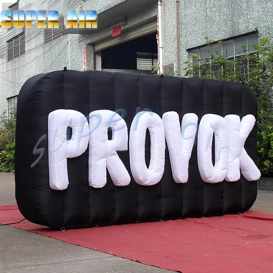 Customized figure air balloon inflatable letter with lighting for party decoration