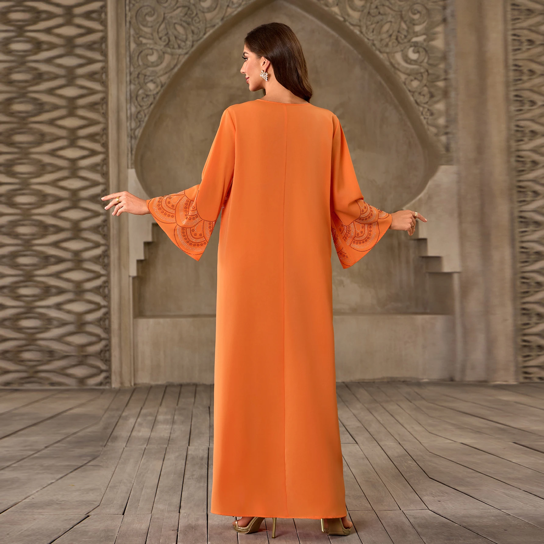 UNI Muslim Party Dress for Women Eid Abaya Jalabiya Morocco Dresses Abayas Kaftan Abaya Islam Vestidos Arab Long Robe