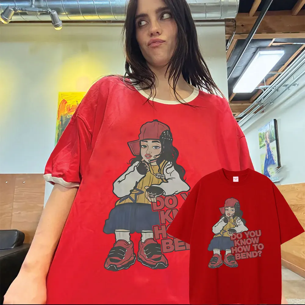 

Hit Me Hard and Soft Do You Know To How Bend Same Style Print T-shirt Men Women Hip Hop Fashion Pop Music Short Sleeve T Shirts