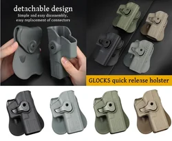 Left/Right Hand Glock Holster Case Gun Holster for Glock 17 19 22 26 31 Pistol Holsters Airsoft Camping Multi functional tool