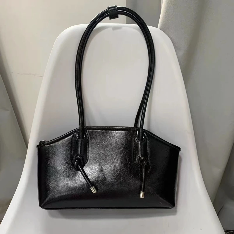 Woman 2025 New Popular Super Fire Underarm Casual Tote Bag High-grade Sense Niche Fashion Baguette Package Commuter Shoulder Bag