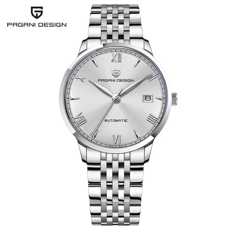 PAGANI DESIGN PD1759 Men’s Business Automatic Mechanical Watch, Japan TMI NH35A Movement, Luxury Minimalist Design, AR-Coated Sa