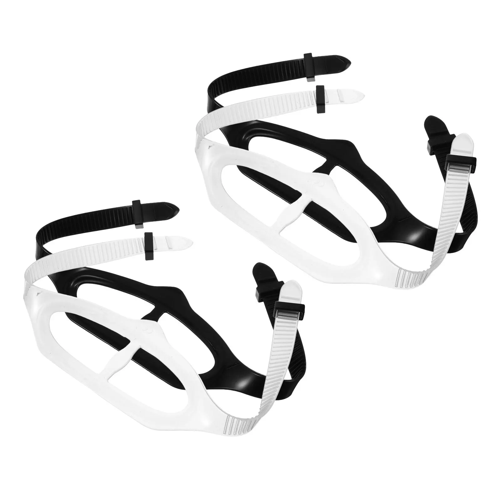 

4pcs Silicone Diving Mask Strap Universal Adjustable Anti-Slip Replacement For Snorkeling Freediving Swimming Scuba Accessories