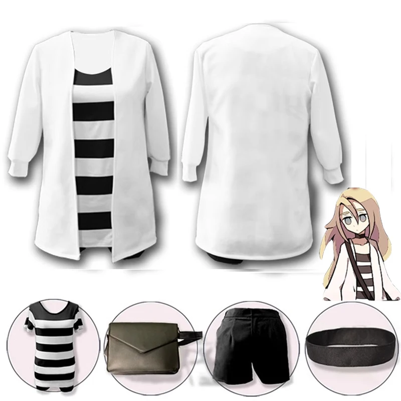 Custom size Angels Of Death Rachel Gardner Cosplay Costume Daily Uniform T-shirt Coat Shorts Bag Women Anime Clothes Outfits