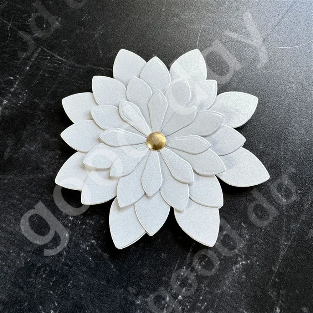 Twinkle Stars 3D Flowers Metal Cutting Dies Stencils for Scrapbooking Stamp Photo Album Decorative Embossing Cut Die