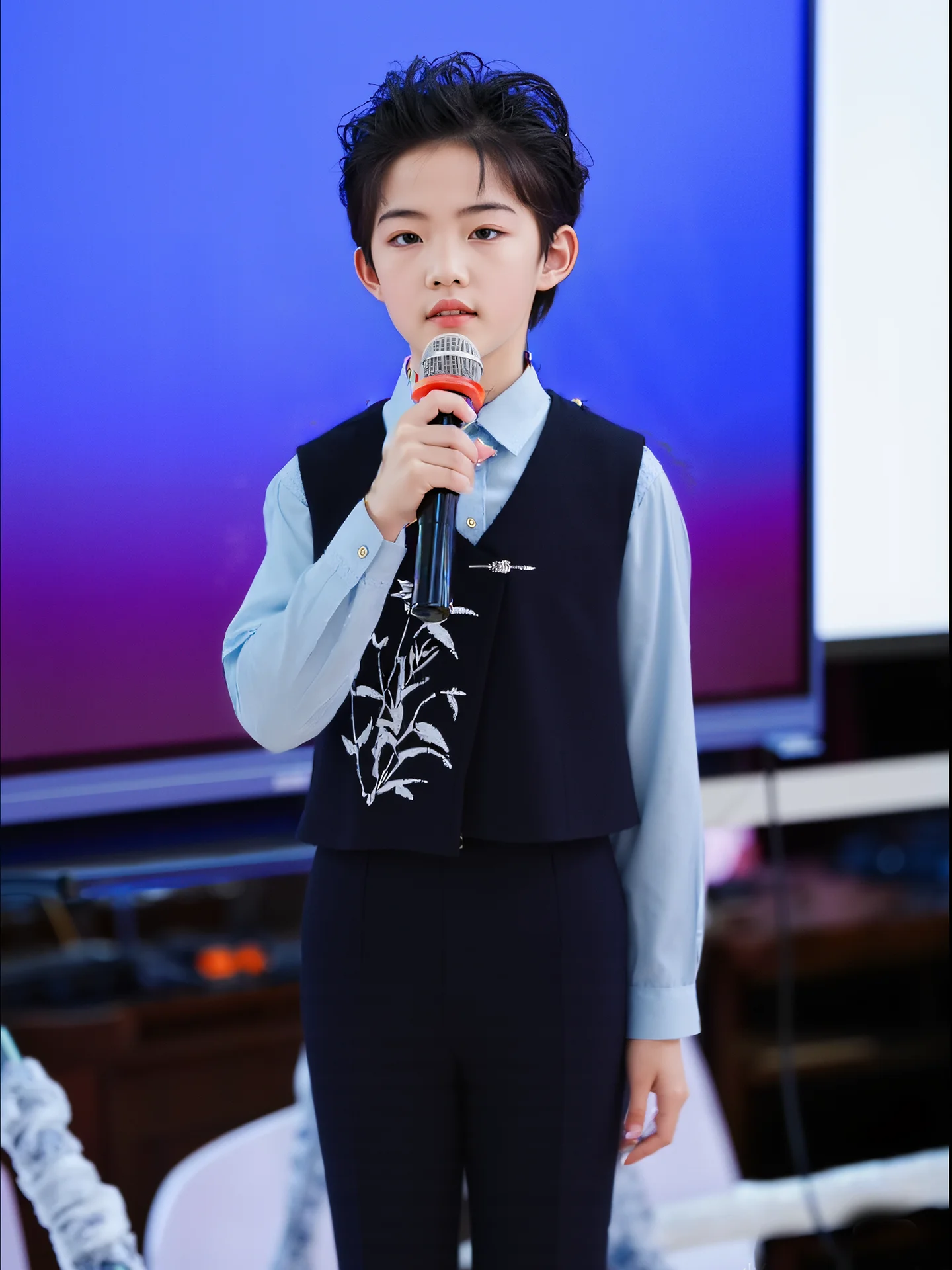 

Patriotic Children's Performance Outfit Boys' Primary Middle School Chorus Recitation Host Costume National Sle