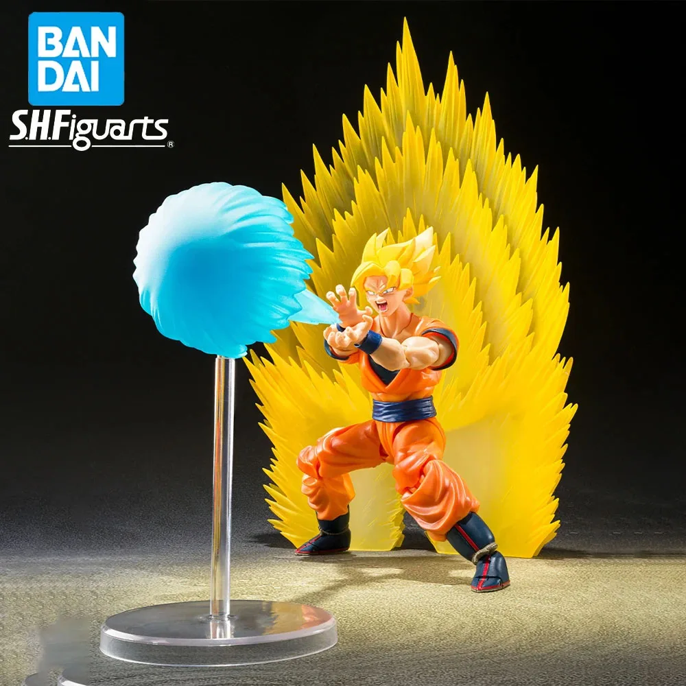 In Stock Bandai Shfiguarts Dragon Ball Z Son Goku's Effect Parts Set Teleport Kamehamehaaction Figure Anime Genuine Model Toy