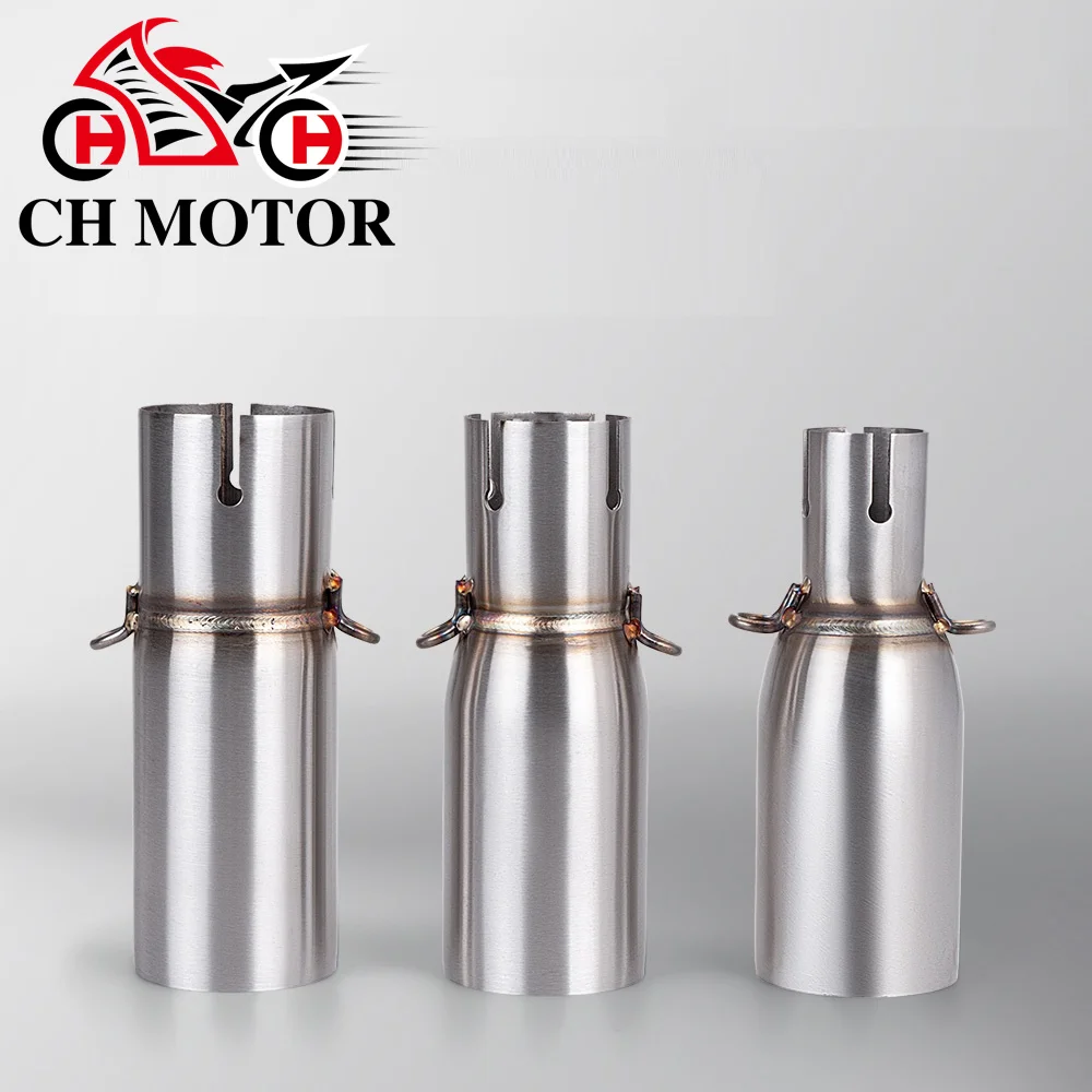 51 mm, universelles Zwischenverbindungsrohr für Motorräder, Schalldämpfer, universeller Durchmesser, mehrere Durchmessergrößen