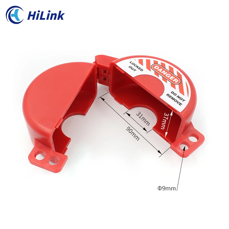 Air Gas Source Cylinder Tank Lockout,No Metal Corrosion Pneumatic Lockout Device For Hole Diameter Less Than 45mm