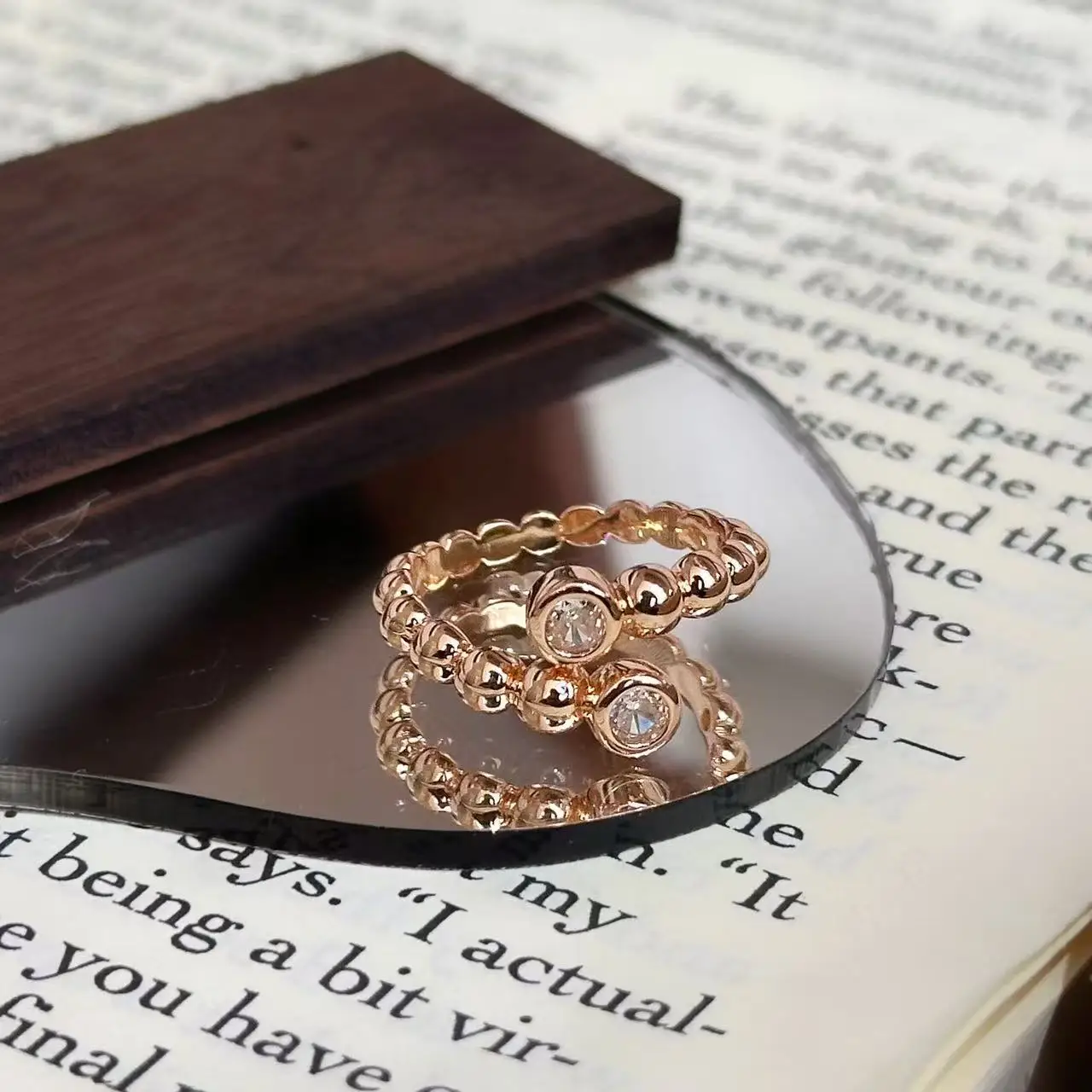 

Элегантное кольцо с пузырьками для женщин, винтажное открытое регулируемое кольцо, минималистичные сверкающие эффектные украшения, изящная идея роскошного подарка