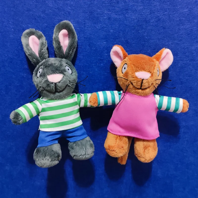 New Cute Books Pip and Posy Plush Pair 18CM Kids Stuffed Animals Toys For Children Gifts