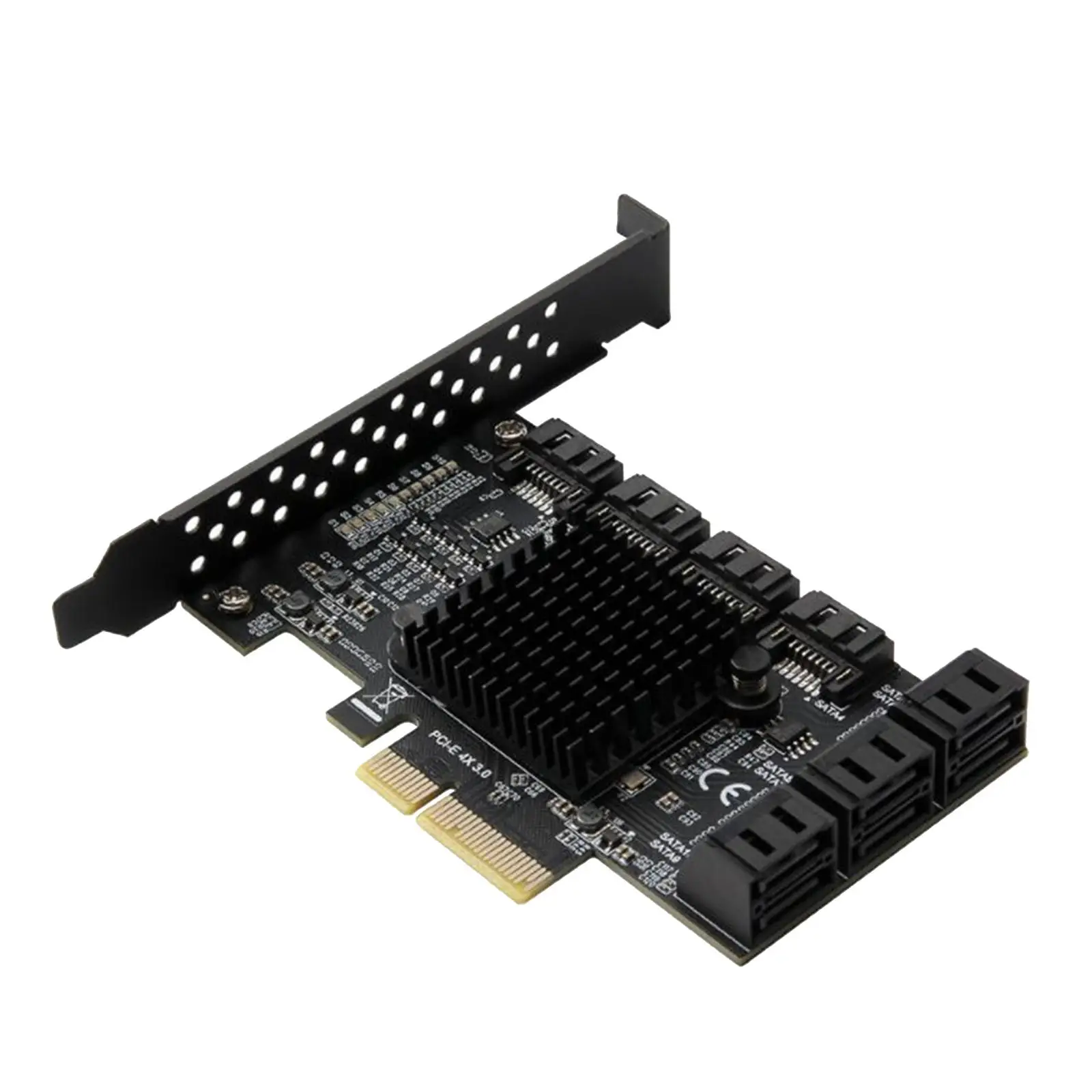 

10Ports 4X to SATA3.0 Expansion Card Non- for Windows Linux JMB5xx