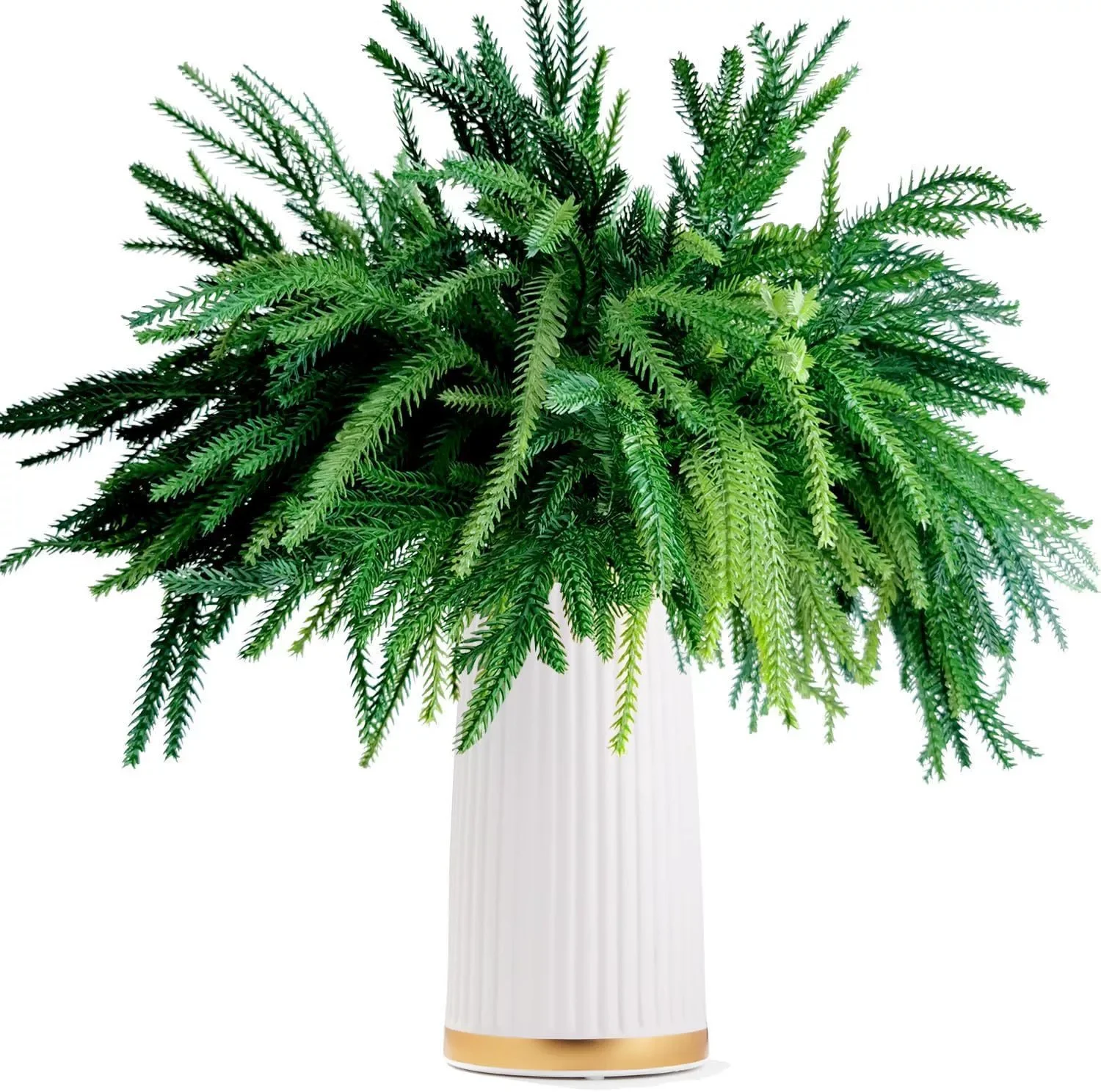 

6 шт., мягкие резиновые ветки сосновых игл, искусственные рождественские стебли зелени, настоящий сенсорный венок «сделай сам», гирлянда, рождественское украшение комнаты